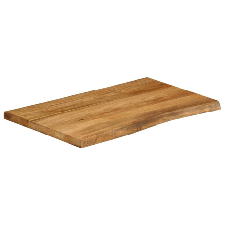 vidaXL Tafelblad met natuurlijke rand 80x60x3,8 cm massief mangohout afbeelding2 - 1
