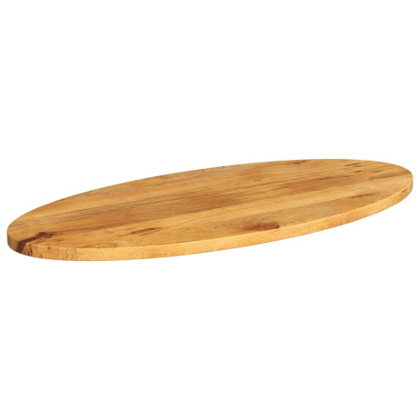 vidaXL Tafelblad ovaal 140x50x2,5 cm massief mangohout afbeelding2 - 1