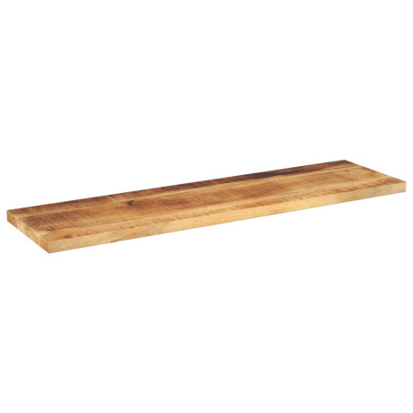 vidaXL Tafelblad rechthoekig 100x20x2,5 cm massief ruw mangohout afbeelding2 - 1