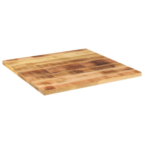 vidaXL Tafelblad vierkant 70x70x1,5 cm massief ruw mangohout afbeelding2 - 1