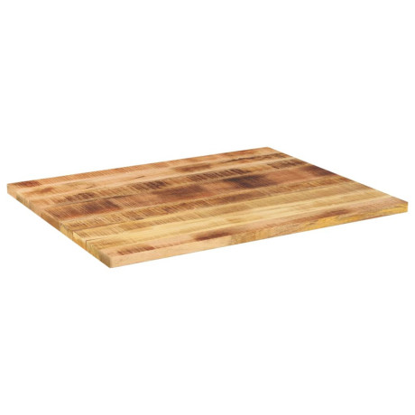 vidaXL Tafelblad rechthoekig 90x80x3,8 cm massief ruw mangohout afbeelding2 - 1