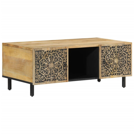 vidaXL Salontafel 100x54x40 cm massief mangohout afbeelding2 - 1
