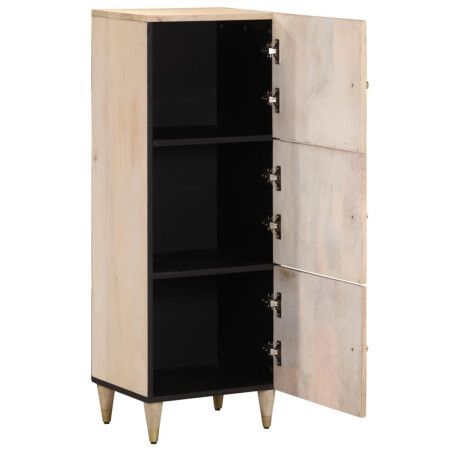 vidaXL Hoge kast 40x33x110 cm massief mangohout afbeelding2 - 1