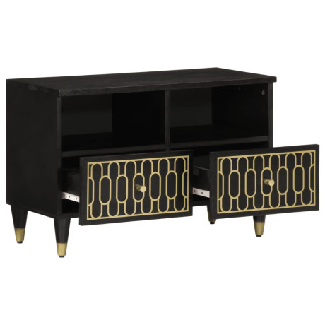 vidaXL Tv-meubel 70x33x46 cm massief mangohout afbeelding2 - 1