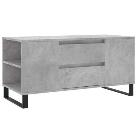 vidaXL Salontafel 102x44,5x50 cm bewerkt hout betongrijs afbeelding2 - 1