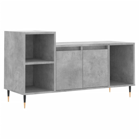 vidaXL Tv-meubel 100x35x55 cm bewerkt hout betongrijs afbeelding2 - 1