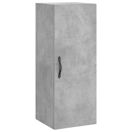 vidaXL Wandkast 34,5x34x90 cm bewerkt hout betongrijs afbeelding2 - 1