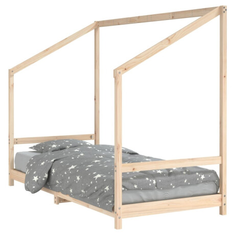 vidaXL Kinderbedframe 90x200 cm massief grenenhout afbeelding2 - 1