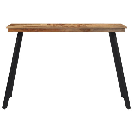 vidaXL Eettafel 120x62x76 cm massief teakhout afbeelding2 - 1