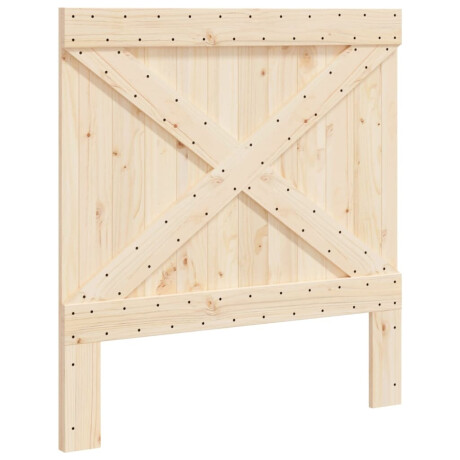 vidaXL Hoofdbord 100x104 cm massief grenenhout afbeelding2 - 1