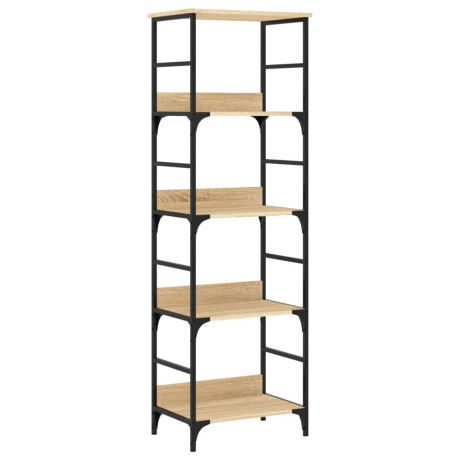 vidaXL Boekenrek 50x33x153 cm bewerkt hout sonoma eikenkleurig afbeelding2 - 1