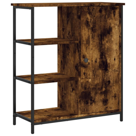 vidaXL Dressoir 70x30x80 cm bewerkt hout gerookt eikenkleurig afbeelding2 - 1
