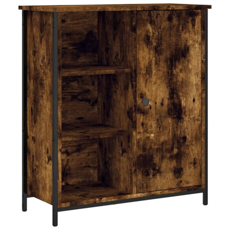 vidaXL Dressoir 70x30x80 cm bewerkt hout gerookt eikenkleurig afbeelding2 - 1