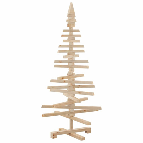 vidaXL Kerstdecoratie kerstboom 120 cm massief grenenhout afbeelding2 - 1