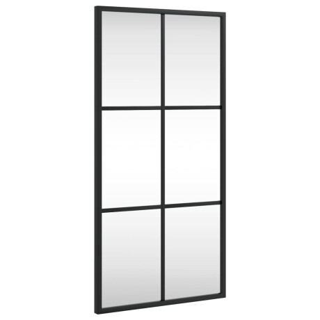 vidaXL Wandspiegel rechthoekig 30x60 cm ijzer zwart afbeelding2 - 1