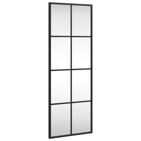 vidaXL Wandspiegel rechthoekig 30x80 cm ijzer zwart afbeelding2 - 1