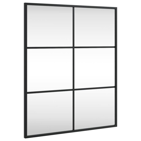 vidaXL Wandspiegel rechthoekig 50x60 cm ijzer zwart afbeelding2 - 1
