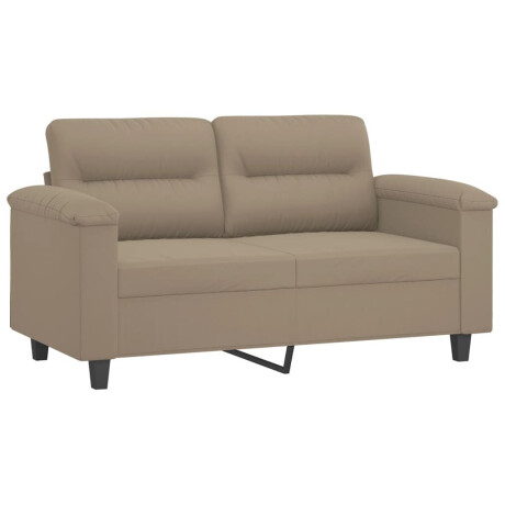 vidaXL Tweezitsbank 120 cm microvezelstof taupe afbeelding2 - 1