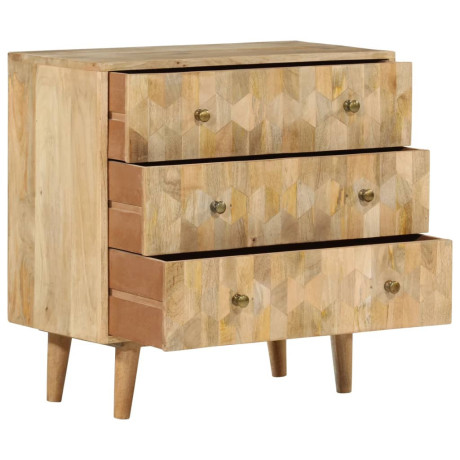 vidaXL Ladekast 70x35x70 cm massief mangohout afbeelding2 - 1