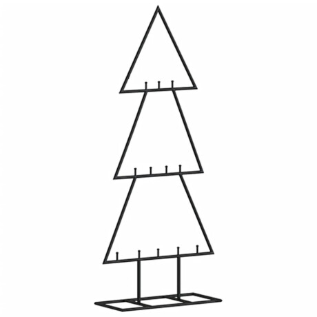 vidaXL Kerstdecoratie kerstboom 60 cm metaal zwart afbeelding2 - 1