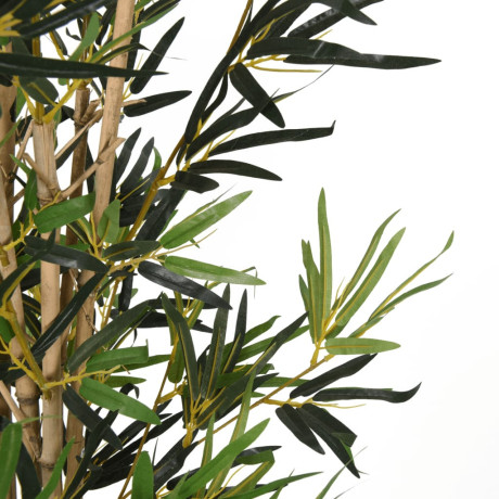 vidaXL Kunstplant bamboe 552 bladeren 120 cm groen afbeelding2 - 1
