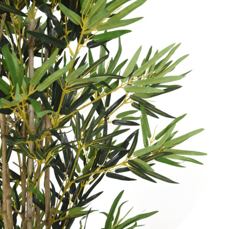 vidaXL Kunstplant bamboe 1380 bladeren 200 cm groen afbeelding2 - 1