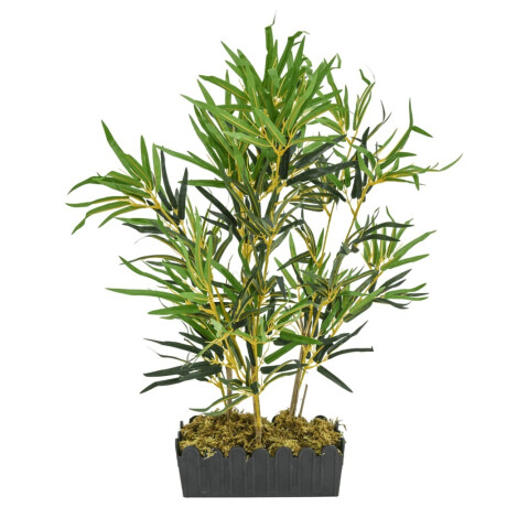 vidaXL Kunstplant bamboe 368 bladeren 80 cm groen afbeelding2 - 1