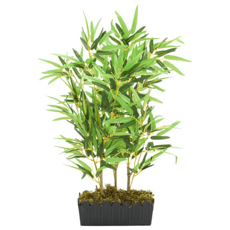vidaXL Kunstplant bamboe 500 bladeren 80 cm groen afbeelding2 - 1
