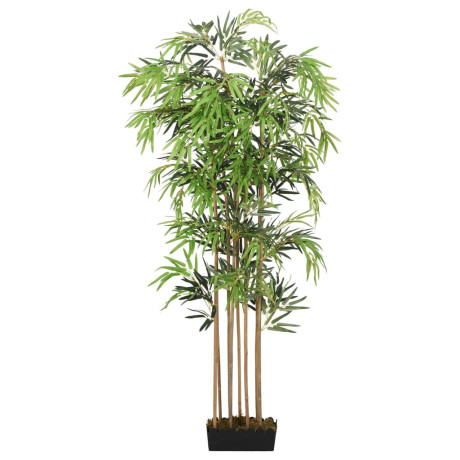 vidaXL Kunstplant bamboe 730 bladeren 120 cm groen afbeelding2 - 1