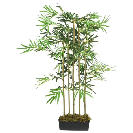 vidaXL Kunstplant bamboe 730 bladeren 120 cm groen afbeelding2 - 1