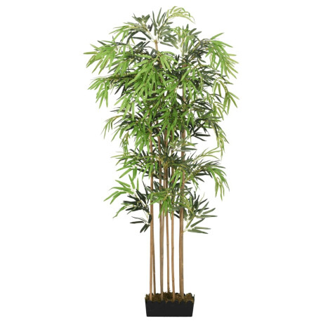 vidaXL Kunstplant bamboe 1095 bladeren 150 cm groen afbeelding2 - 1