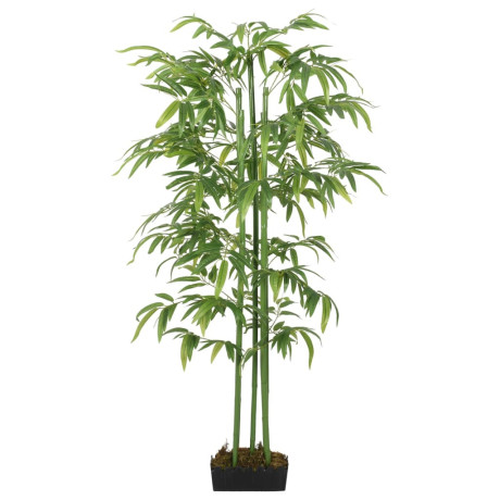 vidaXL Kunstplant bamboe 240 bladeren 80 cm groen afbeelding2 - 1