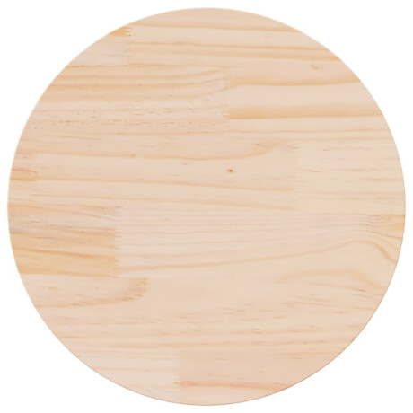 vidaXL Tafelblad rond Ø70x3 cm massief grenenhout afbeelding2 - 1