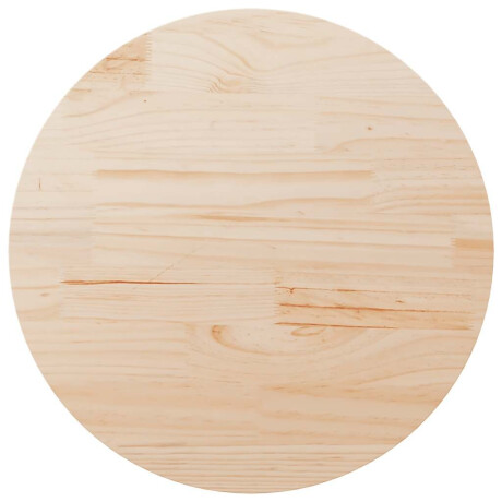 vidaXL Tafelblad rond Ø80x3 cm massief grenenhout afbeelding2 - 1