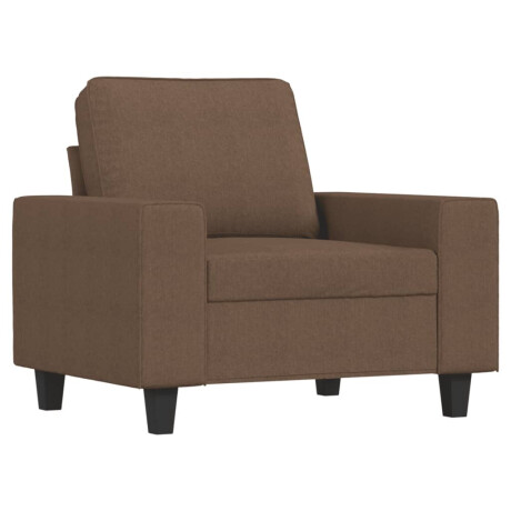 vidaXL Fauteuil 60 cm stof bruin afbeelding2 - 1