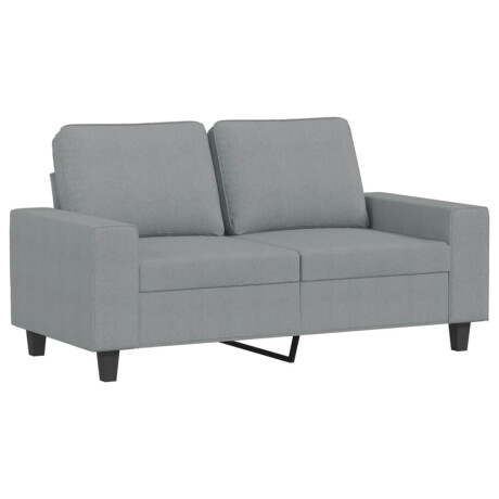 vidaXL Tweezitsbank 120 cm stof lichtgrijs afbeelding2 - 1
