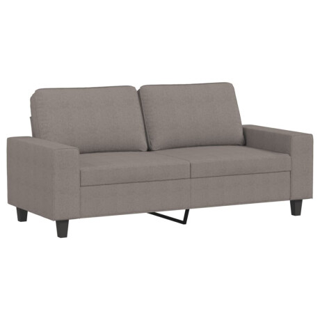 vidaXL Tweezitsbank 140 cm stof taupe afbeelding2 - 1