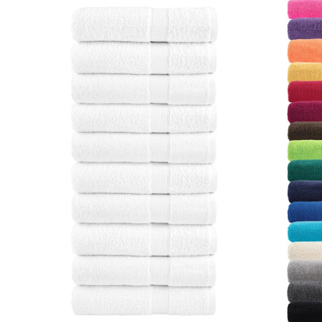 vidaXL Handdoeken SOLUND 50 st 600 g/m² 50x100 cm wiit afbeelding2 - 1