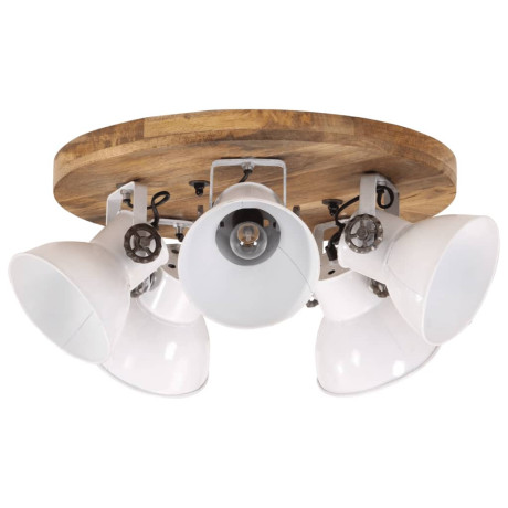 vidaXL Plafondlamp 25 W E27 50x50x25 cm wit afbeelding2 - 1