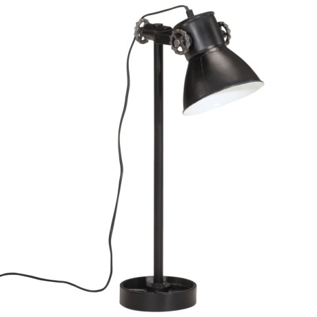 vidaXL Bureaulamp 25 W E27 15x15x55 cm zwart afbeelding2 - 1