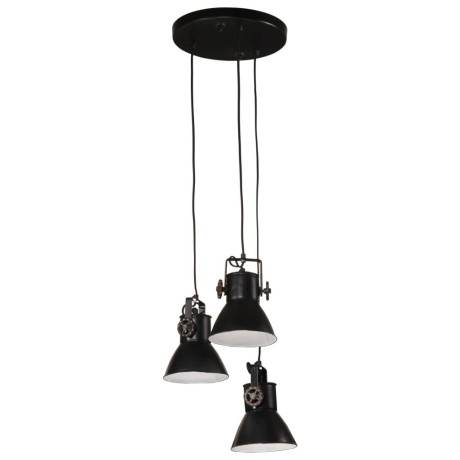 vidaXL Hanglamp 25 W E27 30x30x100 cm zwart afbeelding2 - 1