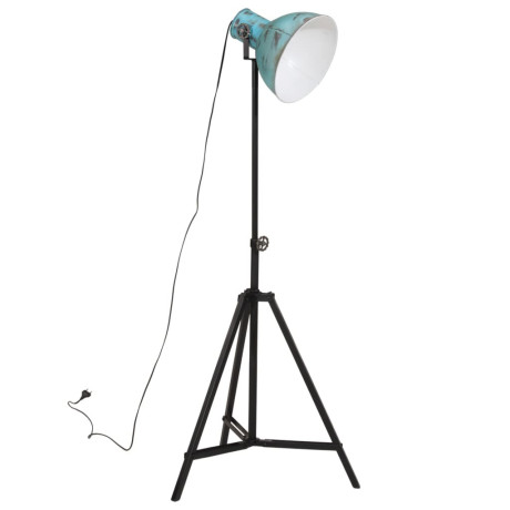 vidaXL Vloerlamp 25 W E27 61x61x90/150 cm verweerd blauw afbeelding2 - 1