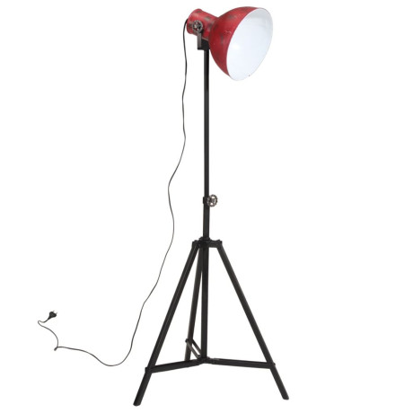 vidaXL Vloerlamp 25 W E27 61x61x90/150 cm verweerd rood afbeelding2 - 1