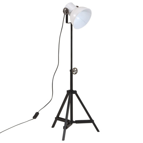 vidaXL Vloerlamp 25 W E27 35x35x65/95 cm wit afbeelding2 - 1