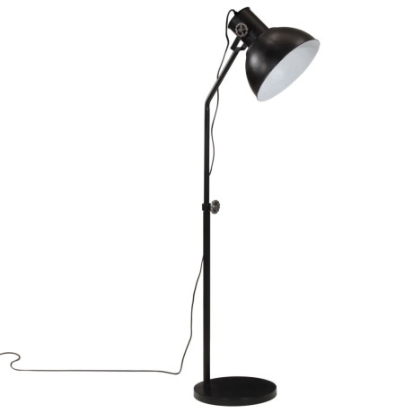 vidaXL Vloerlamp 25 W E27 30x30x90-150 cm zwart afbeelding2 - 1