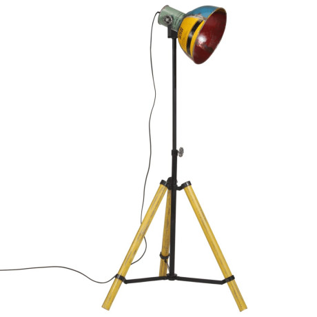 vidaXL Vloerlamp 25 W E27 75x75x90-150 cm meerkleurig afbeelding2 - 1