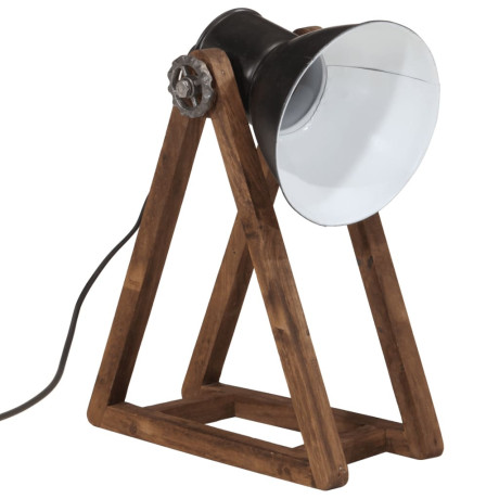 vidaXL Bureaulamp 25 W E27 30x17x40 cm zwart afbeelding2 - 1