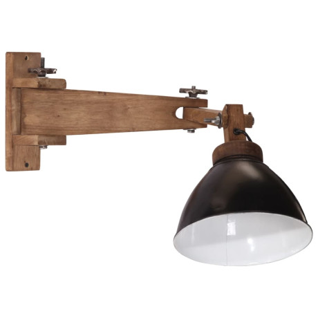 vidaXL Wandlamp 25 W E27 zwart afbeelding2 - 1