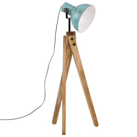 vidaXL Vloerlamp 25 W E27 45x45x120 cm verweerd blauw afbeelding2 - 1