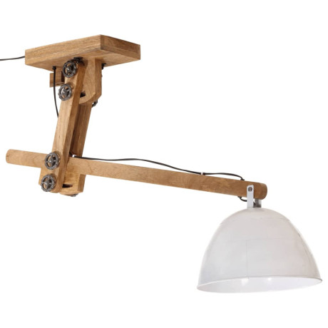 vidaXL Plafondlamp 25 W E27 105x30x65-108 cm wit afbeelding2 - 1